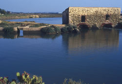 Antiguo molino de mareas en Isla Cristina (Huelva).